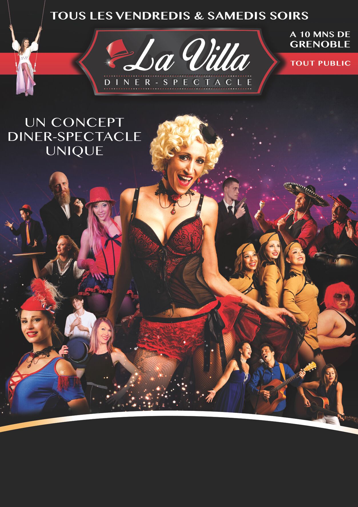 DÉJEUNER SPECTACLE A LA VILLA MONTBONNOT